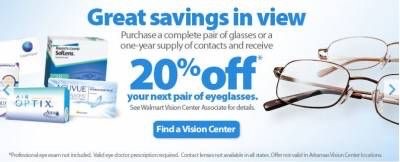 walmart vision center coupons for frames